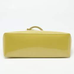 Pre Owned Louis Vuitton Vert Impression Monogram Vernis Wilshire PM Bag