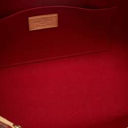 Pre Owned Louis Vuitton Pomme D'Amour Monogram Vernis Roxbury Drive Bag