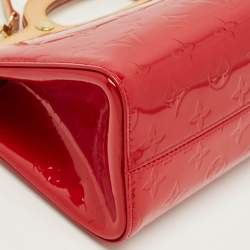 Pre Owned Louis Vuitton Pomme D'Amour Monogram Vernis Roxbury Drive Bag