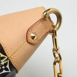 Pre Owned Louis Vuitton Black Monogram Multicolore Canvas Judy GM Bag