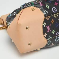 Pre Owned Louis Vuitton Black Monogram Multicolore Canvas Judy GM Bag