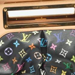Pre Owned Louis Vuitton Black Monogram Multicolore Canvas Judy GM Bag