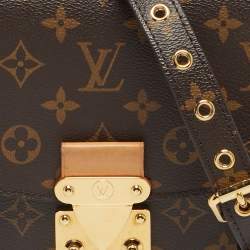 Pre Owned Louis Vuitton Safran Monogram Canvas Eden PM Bag