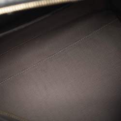 Pre Owned Louis Vuitton Black Monogram Paris Embossed Leather Limited Edition Speedy Cube 30 Bag