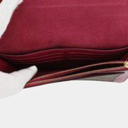 Pre Owned Louis Vuitton Brown Monogram Flore Wallet On Chain
