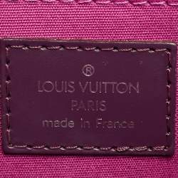 Pre Owned Louis Vuitton Cassis Epi Leather Bowling Montaigne GM Bag