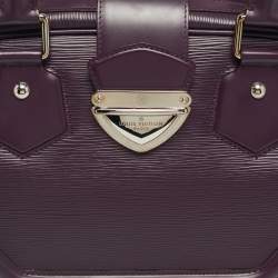 Pre Owned Louis Vuitton Cassis Epi Leather Bowling Montaigne GM Bag