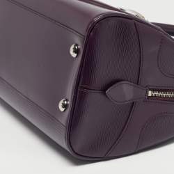 Pre Owned Louis Vuitton Cassis Epi Leather Bowling Montaigne GM Bag
