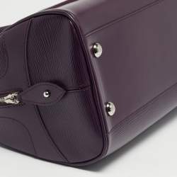 Pre Owned Louis Vuitton Cassis Epi Leather Bowling Montaigne GM Bag