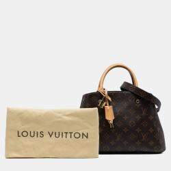 Pre Owned Louis Vuitton Brown Monogram Montaigne BB