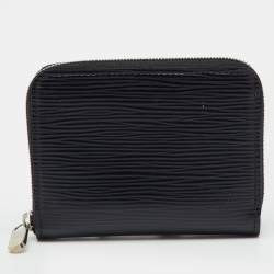 Pre Owned Louis Vuitton Black Epi Leather Zippy Coin Purse