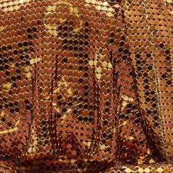 Pre Owned Louis Vuitton Gold Monogram Chainmail Frances Crossbody Bag