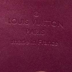 Pre Owned Louis Vuitton Violet Monogram Vernis Coeur Heart Coin Purse