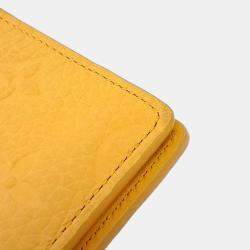 Pre Owned Louis Vuitton Yellow Leather Pocket Organizer