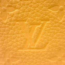 Pre Owned Louis Vuitton Yellow Leather Pocket Organizer