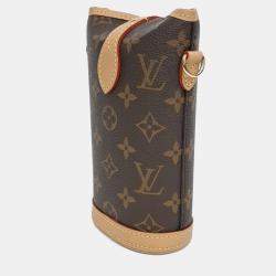 Pre Owned Louis Vuitton Brown Coated Canvas Fold Me Pouch