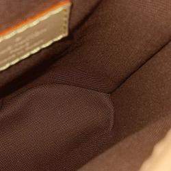 Pre Owned Louis Vuitton Brown Coated Canvas Fold Me Pouch