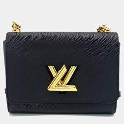 Pre Owned Louis Vuitton Black Epi Leather Twist MM