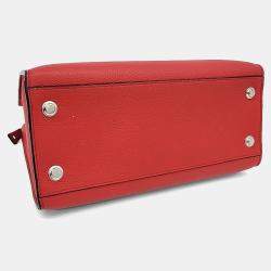 Pre Owned Louis Vuitton Red Leather City Steamer MM