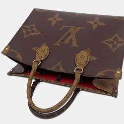 Pre Owned Louis Vuitton Brown Coated Canvas On the Go MM