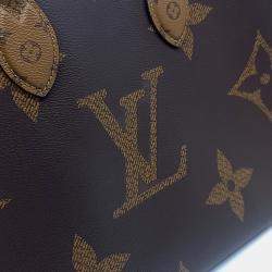 Pre Owned Louis Vuitton Brown Coated Canvas On the Go MM