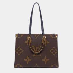 Pre Owned Louis Vuitton Brown Coated Canvas On the Go MM