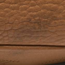 Pre Owned Louis Vuitton Caramel Monogram Mahina Leather Selene GM Bag