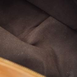 Pre Owned Louis Vuitton Caramel Monogram Mahina Leather Selene GM Bag