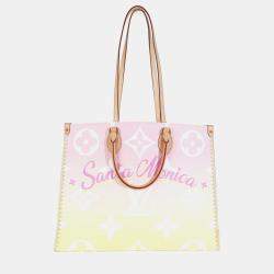 Pre Owned Louis Vuitton Light Pink Monogram Giant By The Pool Santa Monica Onthego GM