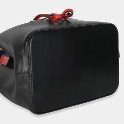 Pre Owned Louis Vuitton Black Safran Epi NeoNoe BB