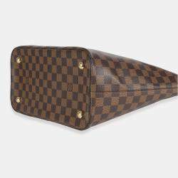 Pre Owned Louis Vuitton Damier Ebene Canvas Belmont