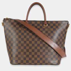Pre Owned Louis Vuitton Damier Ebene Canvas Belmont