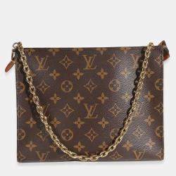 Pre Owned Louis Vuitton Monogram Canvas Toiletry Pouch On Chain