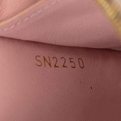 Pre Owned Louis Vuitton Brown Monogram Flore Wallet On Chain
