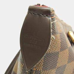 Pre Owned Louis Vuitton Damier Saleya MM Handbag Ebene