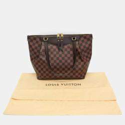 Pre Owned Louis Vuitton Damier Westminster GM Shoulder Bag Brown Ebene