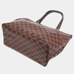 Pre Owned Louis Vuitton Damier Westminster GM Shoulder Bag Brown Ebene