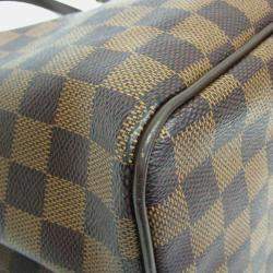 Pre Owned Louis Vuitton Damier Westminster GM Shoulder Bag Brown Ebene