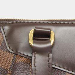 Pre Owned Louis Vuitton Damier Westminster GM Shoulder Bag Brown Ebene