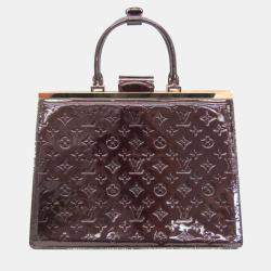Pre Owned Louis Vuitton Amarante Monogram Vernis Desse GM Handbag