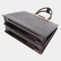 Pre Owned Louis Vuitton Amarante Monogram Vernis Desse GM Handbag