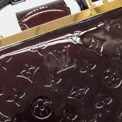 Pre Owned Louis Vuitton Amarante Monogram Vernis Desse GM Handbag