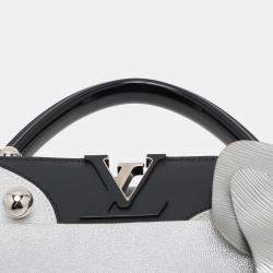 Pre Owned Louis Vuitton Black Limited Edition Liu Wei Artycapucines Calfskin Capucines MM