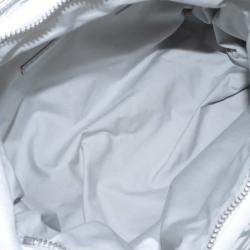 Pre Owned Louis Vuitton Grey/Silver Monogram Nylon Gradient Speedy Bandouliere 25