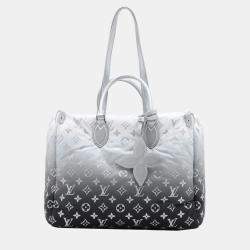 Pre Owned Louis Vuitton Grey Monogram Nylon Gradient  OnTheGo MM