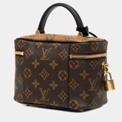 Pre Owned Louis Vuitton Brown Monogram Reverse Vanity PM