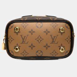 Pre Owned Louis Vuitton Brown Monogram Reverse Vanity PM