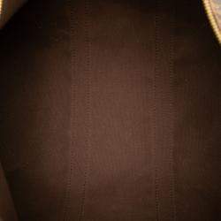 Pre Owned Louis Vuitton Brown Damier Ebene Keepall Bandouliere 45