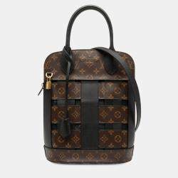 Pre Owned Louis Vuitton Brown Monogram Tressage Tote