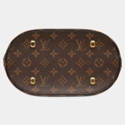 Pre Owned Louis Vuitton Brown Monogram Tressage Tote